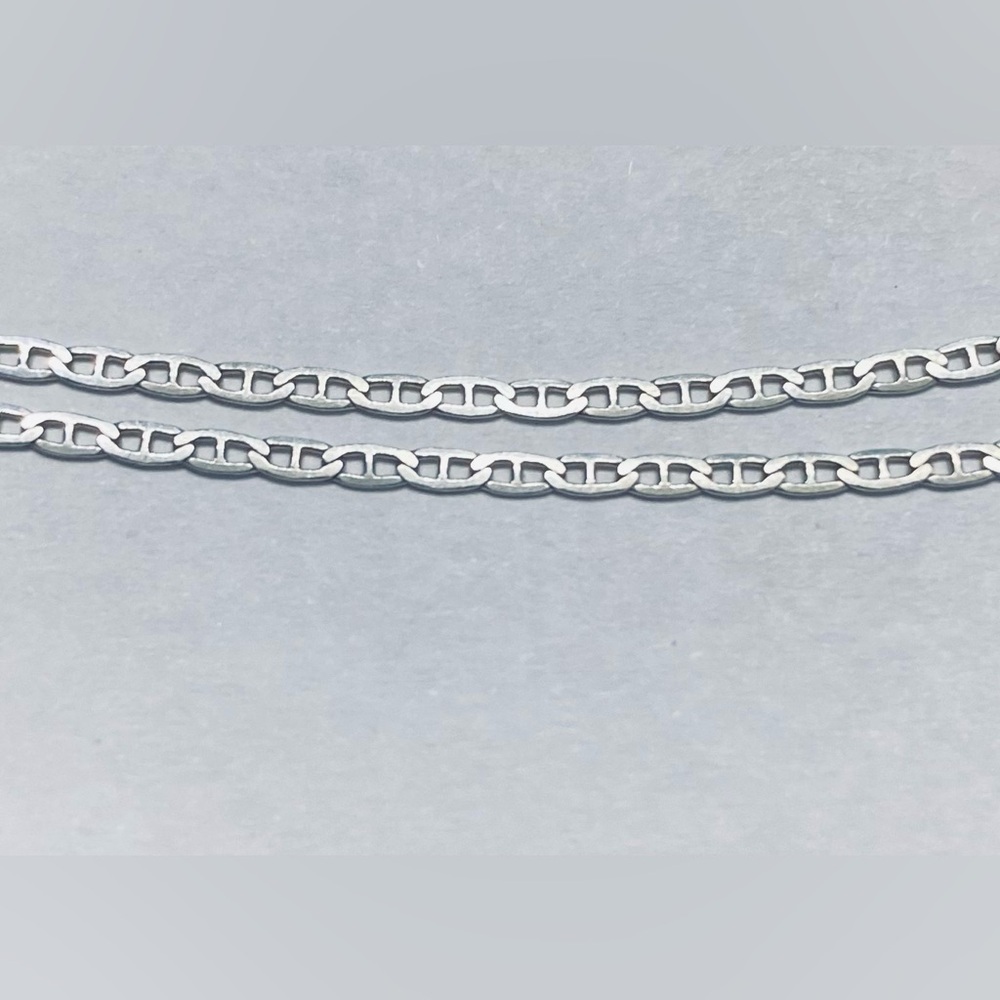 925 Italy Colored & Clear CZ Loop Open Heart Mariner Necklace & Earring Set Firm - Picture 10 of 15
